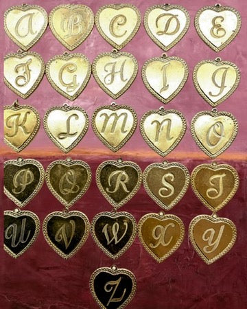 INITIAL HEART NECKI