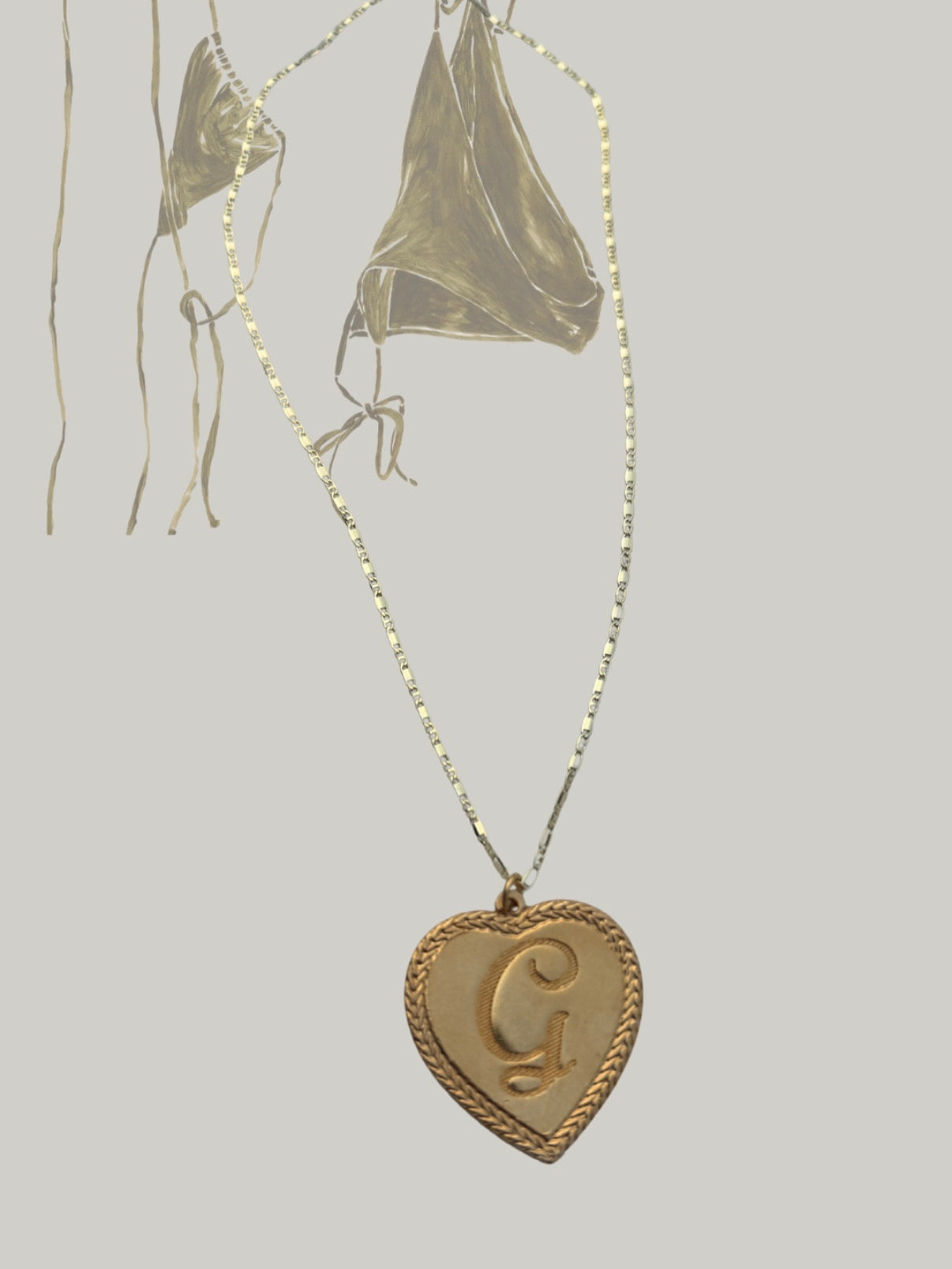 AVAILABLE - Custom Initial Pendant Necki