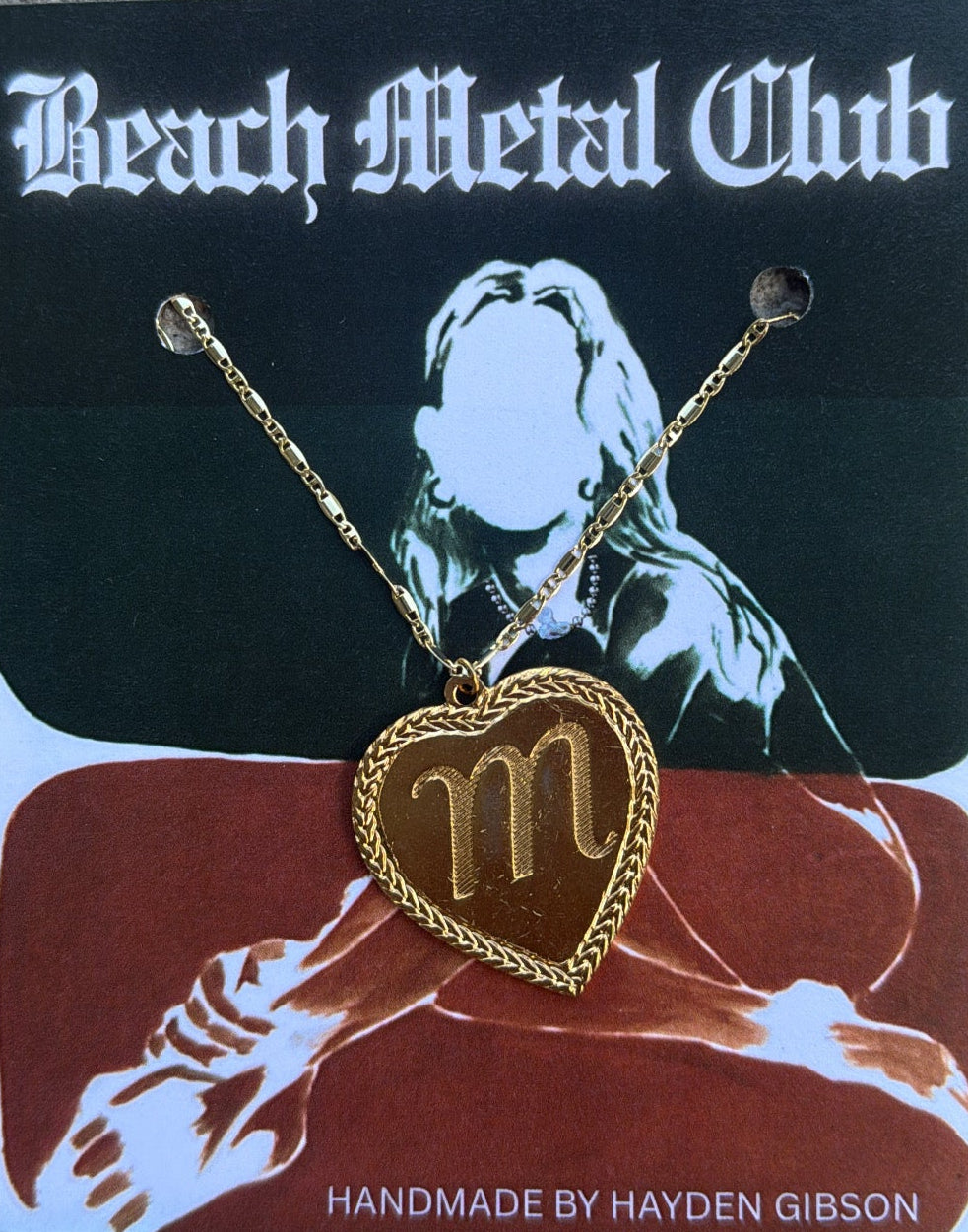 AVAILABLE - Custom Initial Pendant Necki